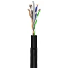 Goobay | CAT 6 Outdoor-patch cable, U/UTP | 94393 | Juodas RJ45 male (8P8C) | RJ45 male (8P8C)
