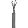 Wentronic Goobay | CAT 6A tinklo kabelis, S/FTP (PiMF), 50 m | 96093 | S/FTP | Pilkas
