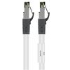 Goobay CAT 8.1 patch cable, S/FTP (PiMF) 55122 0,25 m, Baltas, Cat 8.1 S/FTP