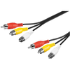 Goobay Composite audio/video connector cable; 3x RCA 50380 1.5 m