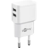 Goobay Maitinimo šaltinis 5V 2.4A - 2xUSB lizdai