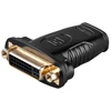 Goobay | HDMI/DVI-I adapteris, auksininis | 68690 | Juodas | HDMI lizdas (A tipas) | DVI-I moteriškas dvigubas ryšys (24 + 5 kontaktai)