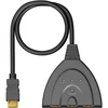 Goobay | HDMI jungiklis 3 į 1 (4K @ 30 Hz) | 58487 | Juodas | HDMI moteriškas | 3 HDMI lizdas | 0,58 m