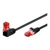 Goobay | Komutacinis kabelis | 51515 | RJ-45 | RJ-45 90°