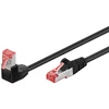 Goobay Komutacinis kabelis 51541 Cat 6, S/FTP, Juodas, 0.25 m