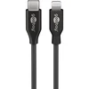 Goobay | „Lightning“ USB-C įkrovimo ir sinchronizavimo laidas | Apvalus kabelis