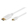 LogiLink „Goobay“ | „Mini DisplayPort“ adapterio kabelis 1.2 | 52858 | „Mini DisplayPort“ kištukas | „DisplayPort“ kištukas | 1 m | Paauksuotos jungtys
