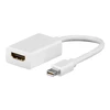 Goobay | Mini DisplayPort/HDMI adapterio laidas 1.1 | 51729 | Baltas | Mini DisplayPort vyriškas | HDMI moteriškas (A tipas)