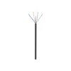 Goobay lauko tinklo kabelis | CAT 6 U/UTP | AWG 24/1 | Kabelio ilgis: 100 m | Juodas