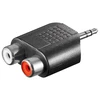 Goobay | RCA adapteris. AUX lizdas 3,5 mm vyriškas iki 2 stereo moteriškas | 11604