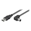 Goobay | USB 2.0 didelės spartos laidas 90° | USB į USB