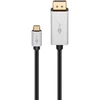 „Goobay“ | USB-C į „DisplayPort“ adapterio laidas | 60176 | C tipo | „DisplayPort“ | USB-C į „DisplayPort“ | 2 m