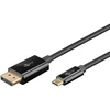 „Goobay“ USB-C–DisplayPort kabelis, 4K, 60 Hz, 1 m | 75704