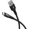 Goobay | USB-C to USB-A Supersoft Textile Cable with Metal Plugs | 74527