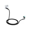 Goobay | USB-C į USB-A tekstilinis kabelis su metaliniais kištukais | 49296 | USB-C į USB-A