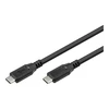 Goobay | USB-C Cable, USB 3.2, 100 W, 10 Gbit/s, Power Delivery, 1 m, Juodas