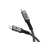 Goobay | USB-C Cable with Textile Sheath, USB4, 240 W, 40 Gbit/s, Power Delivery, 1 m