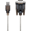 „Goobay“ | USB nuoseklusis RS-232 keitiklis, permatomas | 68875 | USB 2.0 kištukas (A tipo) | D-SUB/RS-232 kištukas (9 kontaktų)