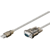 „Goobay“ | USB nuoseklusis RS-232 keitiklis, permatomas | 68875 | USB 2.0 kištukas (A tipo) | D-SUB/RS-232 kištukas (9 kontaktų)