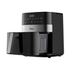 Gruzdintuvė Midea Air fryer | MF-CN65E | Galia 1700 W | Talpa 6.5 L | Juodos spalvos