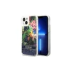 Dėklas GUESS Hardcase Flower Liquid Glitter GUHCP14MLFLSB galinis dangtelis, Apple, iPhone 14 Plus, Mėlyna, 6,7 "