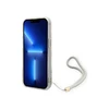 Dėklas GUESS kietas gėlių dirželis GUOHCP14MHFLSU galinis dangtelis, Apple, iPhone 14 Plus, Violetinė, 6,7 "
