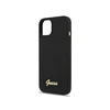 Dėklas GUESS Hardcase Script Gold Logo Back Cover, Apple, iPhone 13, Juodas, 6.1 "