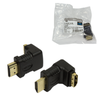 Mažo dydžio HDMI adapteris, AM į AF 90 laipsnių kampu | Logilink