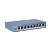 Šakotuvas Hikvision | 8 prievadų Gigabit jungiklis | DS-3E0109P-E(C) | Nevaldomas | Darbalaukis | PoE/Poe+ jungtys kiekis 8
