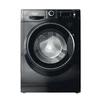 Skalbimo mašina Juodos spalvos skalbyklė Hotpoint Ariston NLCD 948 BS A EU