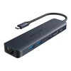 Hiper | „HyperDrive EcoSmart Gen.2“ universalus USB-C 7-in-1 šakotuvas su 100 W PD maitinimo perdavimu