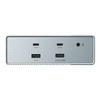 Hiper | HyperDrive Universal GEN2 15-in-1 USB-C triguba vaizdo prijungimo stotis, skirta įrenginiams su MST | Ethernet LAN (RJ-45) jungtys 1 | DisplayPorts kiekis 2 | HDMI jungtys 2 kiekis