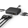 Targus Hiper | HyperDrive USB4 8K / Dvigubas 4K mobilusis dokas su 100 W PD galia | Ethernet LAN (RJ-45) jungtys 1 | DisplayPorts kiekis 1 | HDMI jungtys kiekis 1