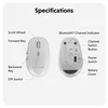 Hyper Next Bluetooth Pelė | Wireless | Baltas