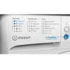 INDESIT | Skalbimo mašina | BWE 91496X WSV EE | Energy efficiency class A | Front loading | Skalbimo talpa 9kg | 1400 RPM | Gylis 63 cm | Plotis 59.5 cm | Digital | Baltas