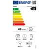 INDESIT | Skalbimo mašina | BWE 91496X WSV EE | Energy efficiency class A | Front loading | Skalbimo talpa 9kg | 1400 RPM | Gylis 63 cm | Plotis 59.5 cm | Digital | Baltas