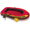 Oars Intex Explorer Pro 300 komplektas pripučiama valtis su irklais ir siurbliu Raudona/Geltona