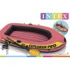 Oars Intex Explorer Pro 300 komplektas pripučiama valtis su irklais ir siurbliu Raudona/Geltona