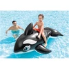 Intex Lil' Whale Ride On Swimming Board Juodas/Baltas