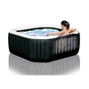 Intex PureSPA Jet and Bubble Deluxe baseino komplektas Juodas, 201x201x71 cm