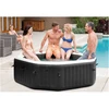 Intex PureSPA Jet and Bubble Deluxe baseino komplektas Juodas, 201x201x71 cm