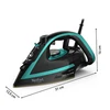 TEFAL | Lygintuvas | FV8066E0 | Garų lygintuvas | 3000 W | Vanduo tank capacity 270 ml | Continuous steam 50 g/min | Steam boost performance 280 g/min | Juodas/Mėlyna