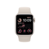 Išmanusis laikrodis Apple Watch SE (2nd Gen) GPS + Cellular, 40 mm, "Starlight" spalvos aliuminio korpusas su "Starlight" spalvos sportiniu dirželiu