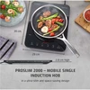 Caso Mobile Single Hob | ProSlim 2000 | Induction | Number of burners/cooking zones 1 | Touch | Timer | Juodas