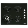 Kaitlentė CATA | Hob | CI 631 A/A 08041412 | Gas on glass | Number of burners/cooking zones 4 | Rotary knobs | Juodas