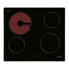 Kaitlentė CATA | Hob | TN 604/B | Vitroceramic | Number of burners/cooking zones 4 | Touch | Juodas | Ekranas