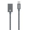 Kanex USB-C į USB3.0 adapteris – DuraBraid™ – Kosminė pilka – 8,25 colio / 21 cm