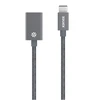 Kanex USB-C į USB3.0 adapteris – DuraBraid™ – Kosminė pilka – 8,25 colio / 21 cm