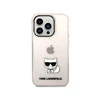 Dėklas Karl Lagerfeld Hardcase Choupette Body KLHCP14XCTTRI galinis dangtelis, Apple, iPhone 14 Pro Max, TPU, Rožinė skaidrus, 6,7 "