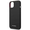 Dėklas Karl Lagerfeld Hardcase Plaque Magsafe KLHMP14MSLMP1K galinis dangtelis, Apple, iPhone 14 Plus, silikonas, Juodas, 6,7 "